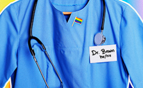 doctor-scrubs-with-name-tag-and-pronouns
